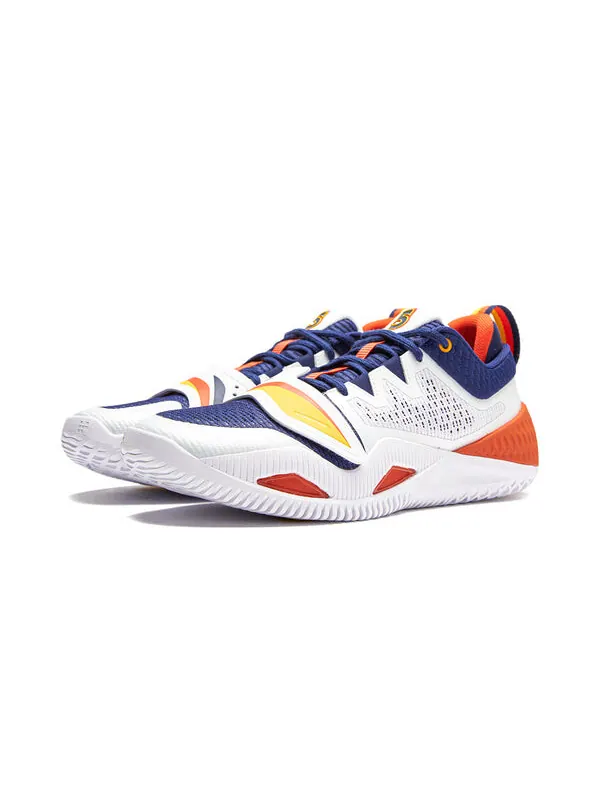 Кроссовки badfive furious 2 Li-Ning — изображение 3 из 4, белый/синий/оранжевый