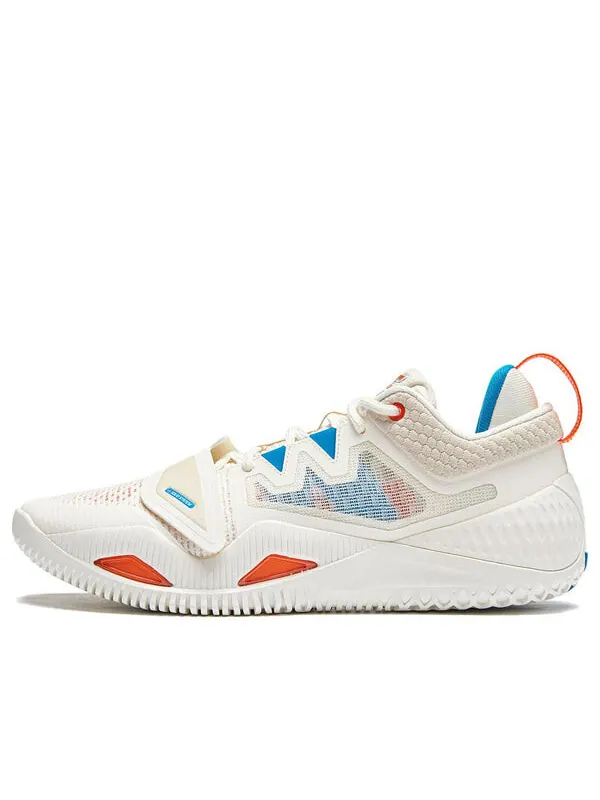 Кроссовки badfive furious 2 Li-Ning — изображение 1 из 4, бежевый/синий/оранжевый