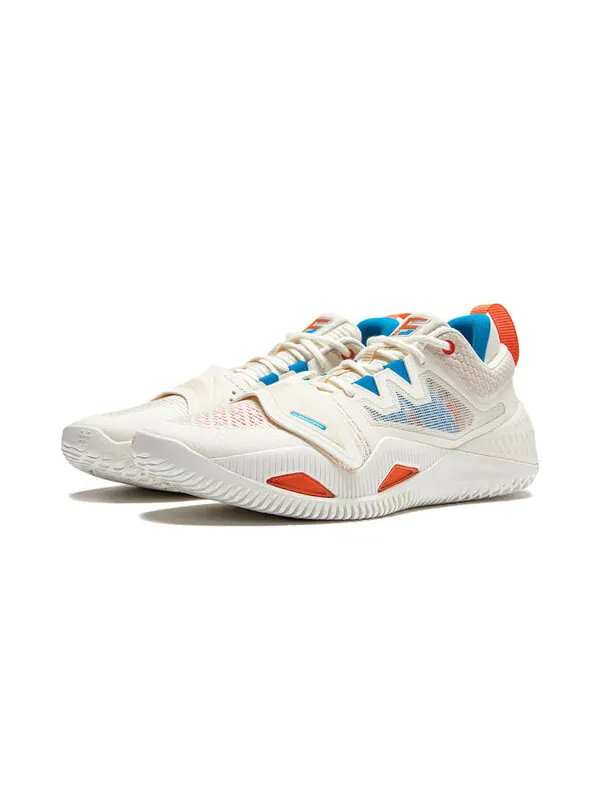 Кроссовки badfive furious 2 Li-Ning — изображение 3 из 4, бежевый/синий/оранжевый