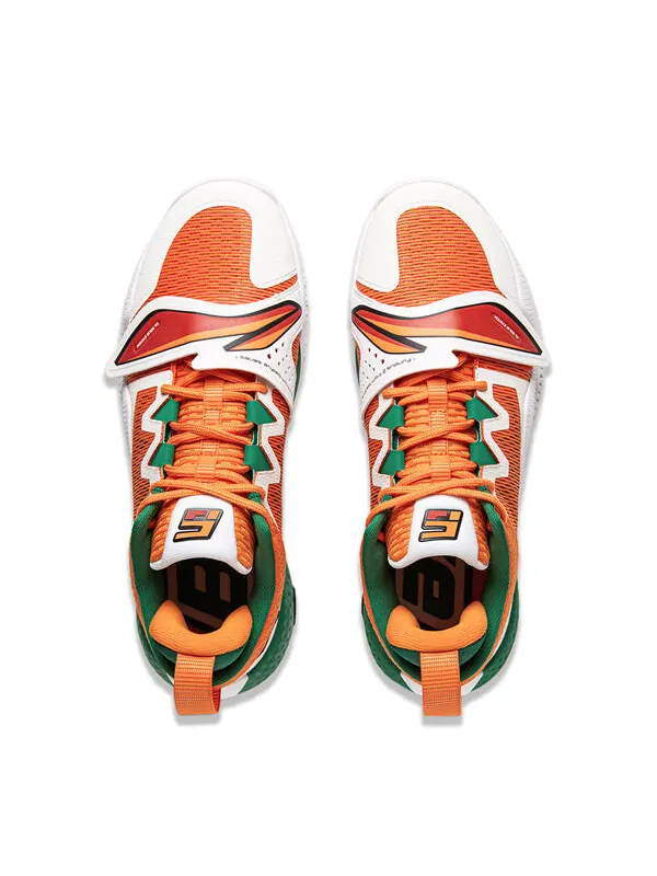 Кроссовки badfive furious 2 Li-Ning — изображение 4 из 4, белый/оранжевый/зеленый