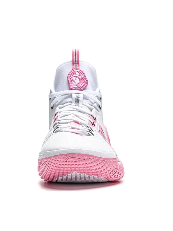 Кроссовки x миллиардер мальчики клуб badfive 4 средний Li-Ning — изображение 4 из 4, белый/розовый