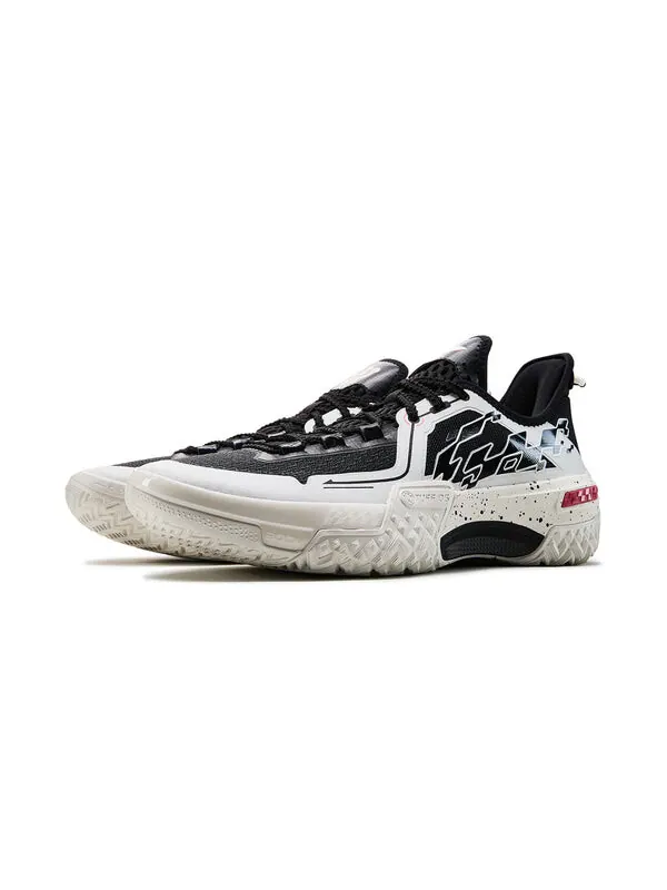 Кроссовки jie ao low Li-Ning — изображение 3 из 4, черный/белый/красный