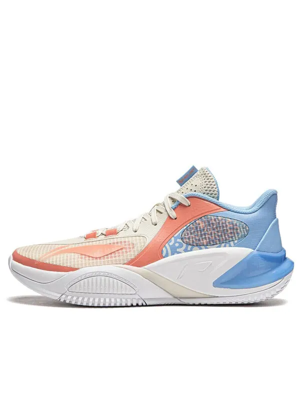 Кроссовки badfive storm 8 low 'white orange blue' Li-Ning — изображение 1 из 4, белый/оранжевый/синий