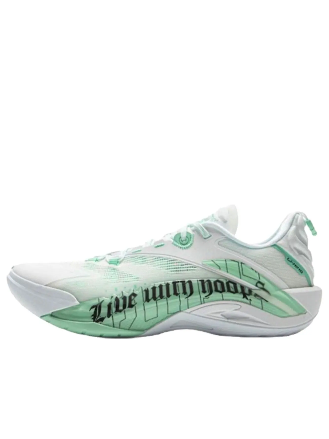 Li-Ning BadFive Sniper 1 Super 'White Green' — изображение 1 из 4, белый/зеленый