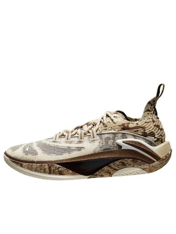 Кроссовки badfive chasing hunting 1 super Li-Ning — изображение 1 из 4, хаки/черный/белый