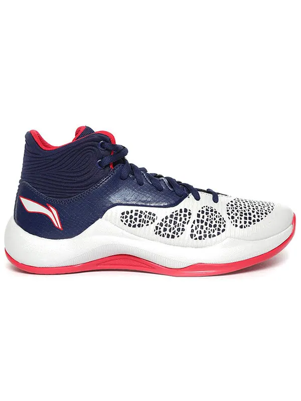 Кроссовки соник 5 тд Li-Ning — изображение 3 из 4, белый/синий/красный