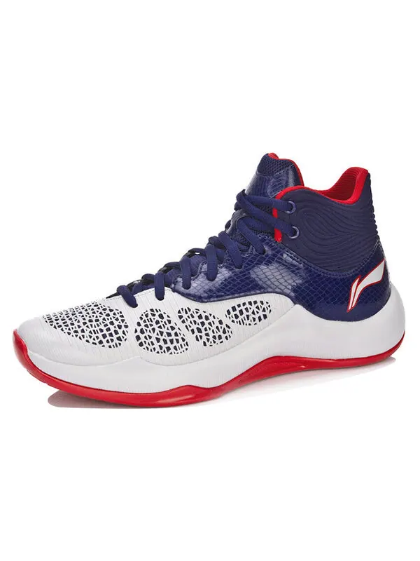 Кроссовки соник 5 тд Li-Ning — изображение 4 из 4, белый/синий/красный