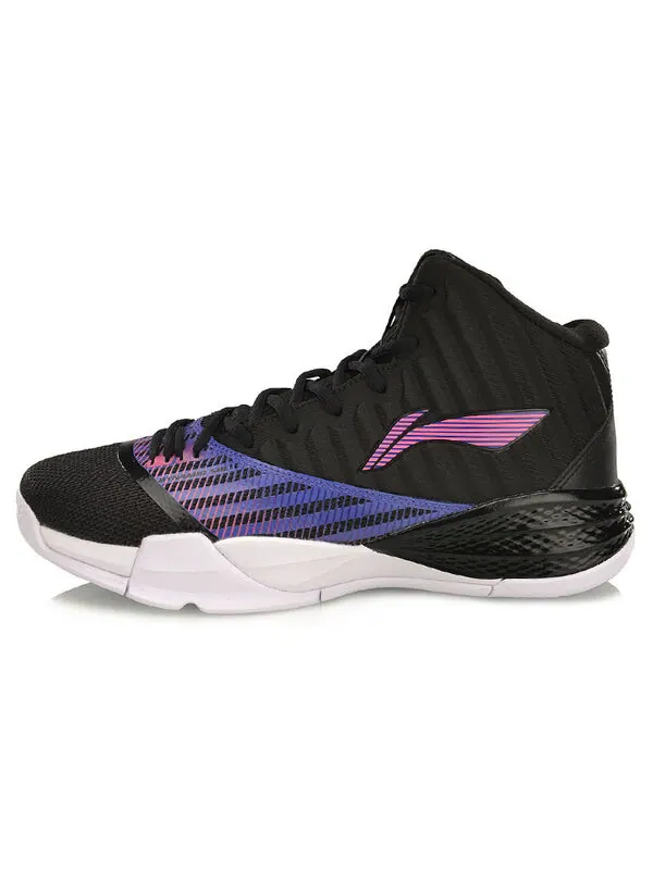 Кроссовки шторм 3 высокие Li-Ning — изображение 2 из 4, черный/фиолетовый