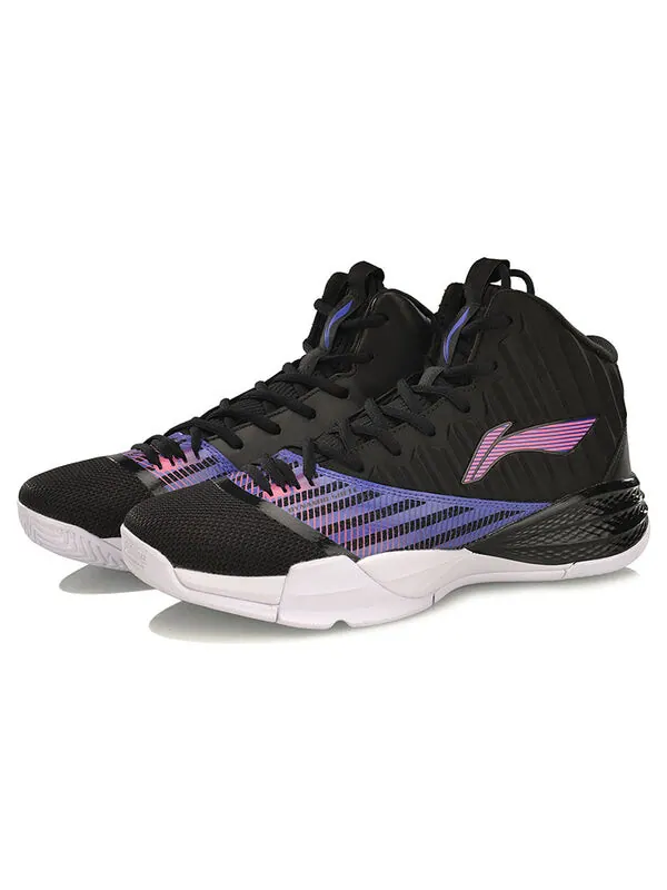 Кроссовки шторм 3 высокие Li-Ning — изображение 4 из 4, черный/фиолетовый