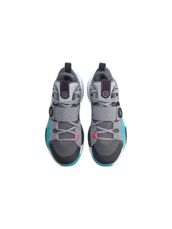 Кроссовки Wade All City 8 Li-Ning — изображение 4 из 4, белый/черный/серый