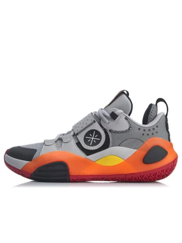 Кроссовки Wade All City 8 Li-Ning — изображение 1 из 4, серый/оранжевый