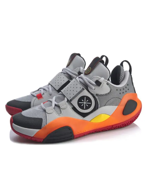 Кроссовки Wade All City 8 Li-Ning — изображение 3 из 4, серый/оранжевый