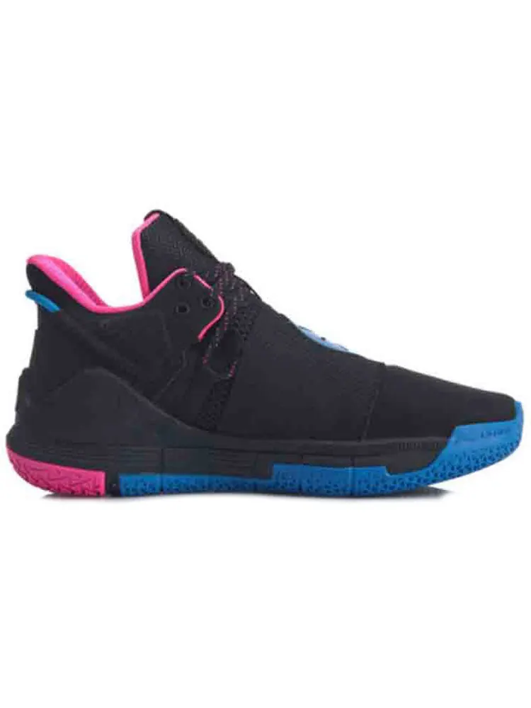 Кроссовки Li-Ning Wade Shadow The Sixth Man 'Black Pink' — изображение 2 из 4, черный