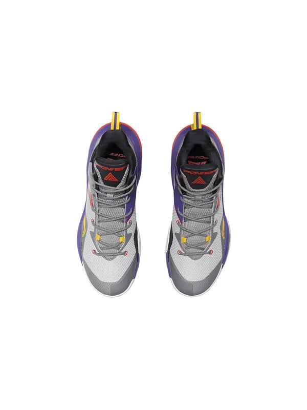 Кроссовки мощность 7 Li-Ning — изображение 4 из 4, серый/фиолетовый