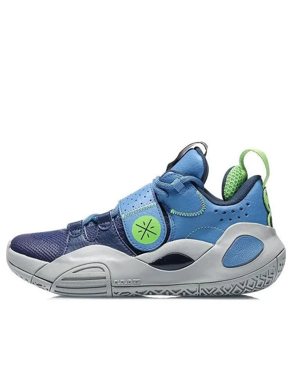 Кроссовки Wade All City 8 Li-Ning — изображение 1 из 4, синий/зеленый