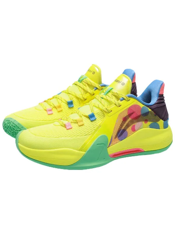 Кроссовки блиц 7 Li-Ning — изображение 3 из 4, желтый/зеленый