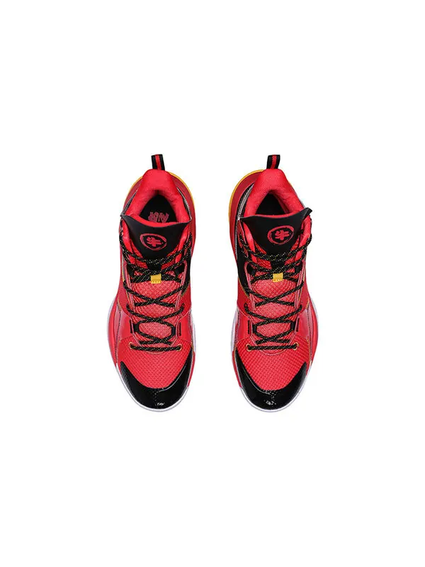 Кроссовки power 7 v2 Li-Ning — изображение 4 из 4, красный/желтый/черный