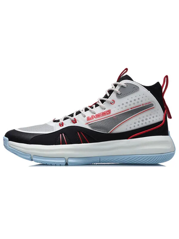 Кроссовки 937 Li-Ning — изображение 2 из 4, белый/черный/красный