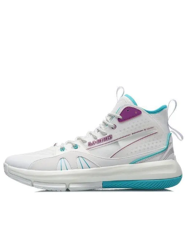 Кроссовки 937 Li-Ning — изображение 1 из 4, белый/синий/фиолетовый