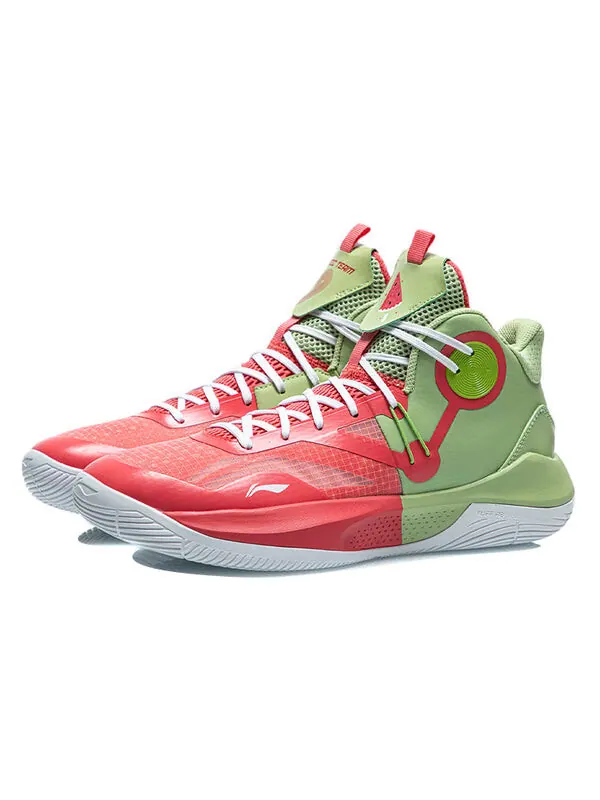 Кроссовки sonic 9 team Li-Ning — изображение 3 из 4, красный/зеленый