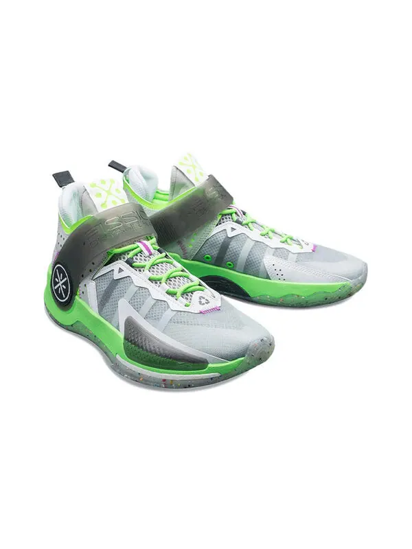 Кроссовки wade fission 7 Li-Ning — изображение 4 из 4, серый/зеленый