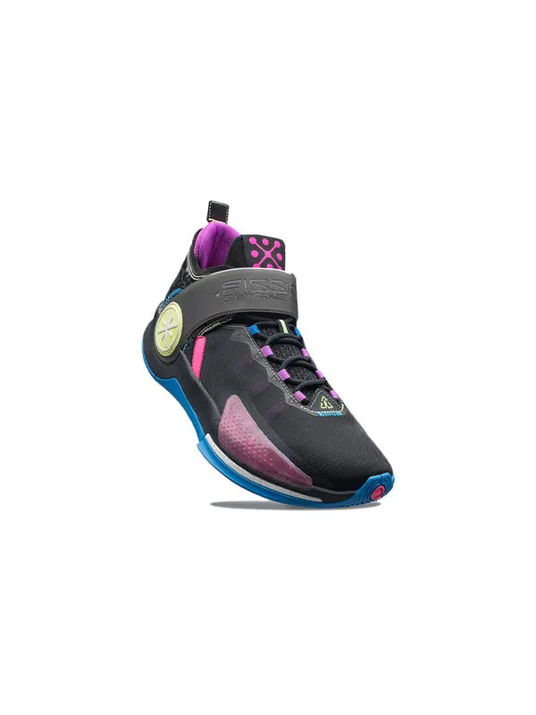 Кроссовки wade fission 7 Li-Ning — изображение 2 из 4, черный/фиолетовый/синий