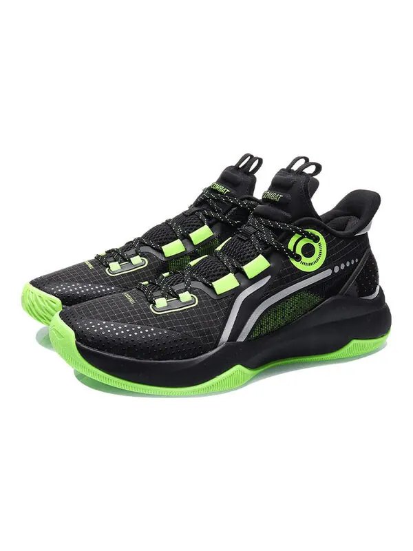 Кроссовки Combat Low Li-Ning — изображение 3 из 4, черный/зеленый