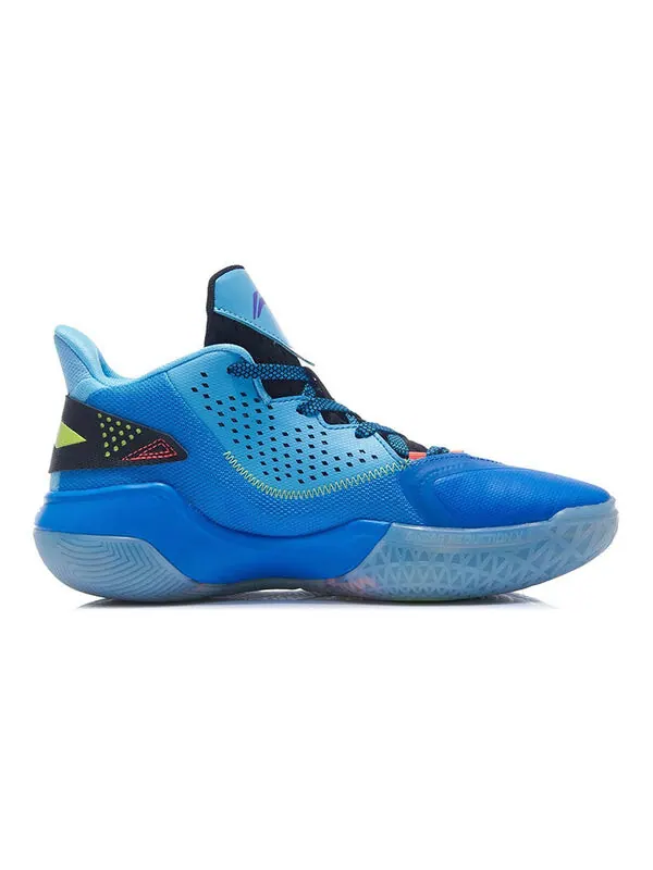 Кроссовки blast se mid Li-Ning — изображение 2 из 4, синий/зеленый