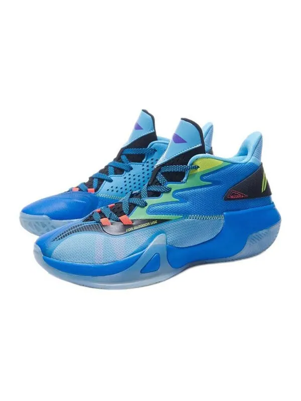 Кроссовки blast se mid Li-Ning — изображение 4 из 4, синий/зеленый