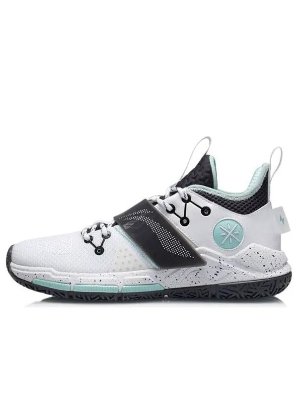 Кроссовки Wade Block Li-Ning — изображение 1 из 4, белый/черный/зеленый