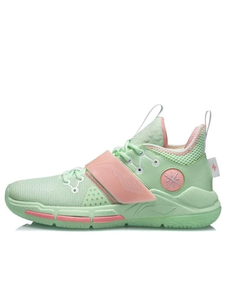 Кроссовки Li-Ning Wade Block Pink/Green ABPR065-2 — изображение 1 из 6, цементный