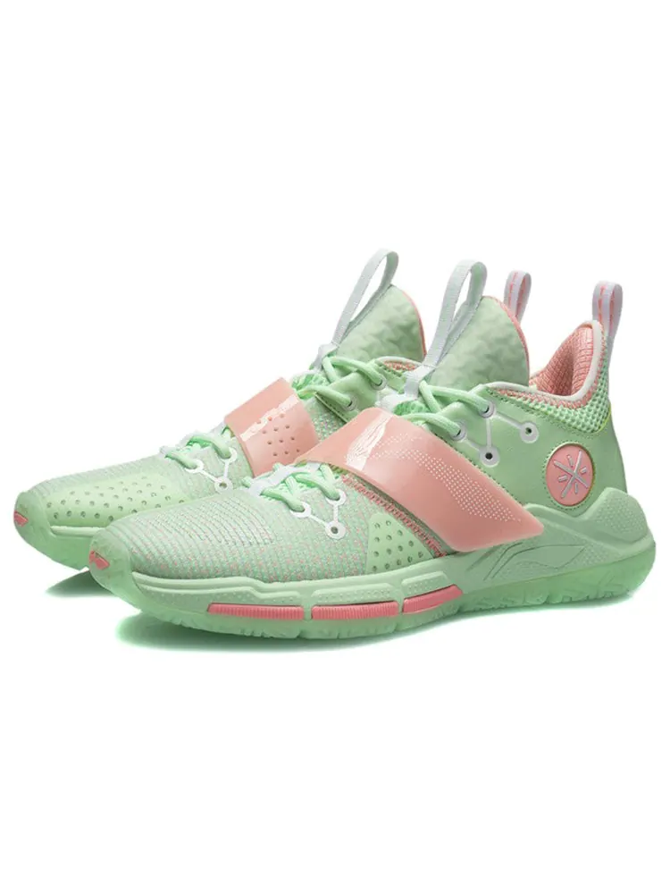 Кроссовки Li-Ning Wade Block Pink/Green ABPR065-2 — изображение 3 из 6, цементный