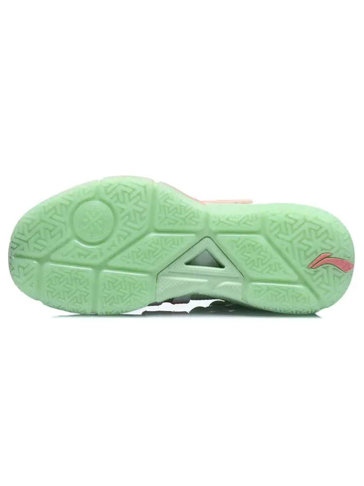 Кроссовки Li-Ning Wade Block Pink/Green ABPR065-2 — изображение 6 из 6, цементный