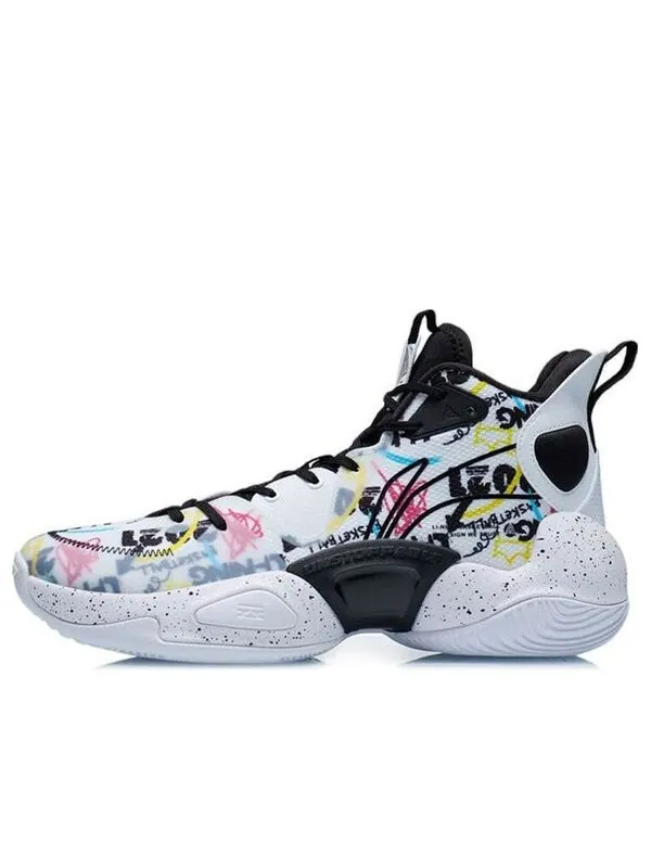 Кроссовки высокие Li-Ning — изображение 1 из 4, белый/черный