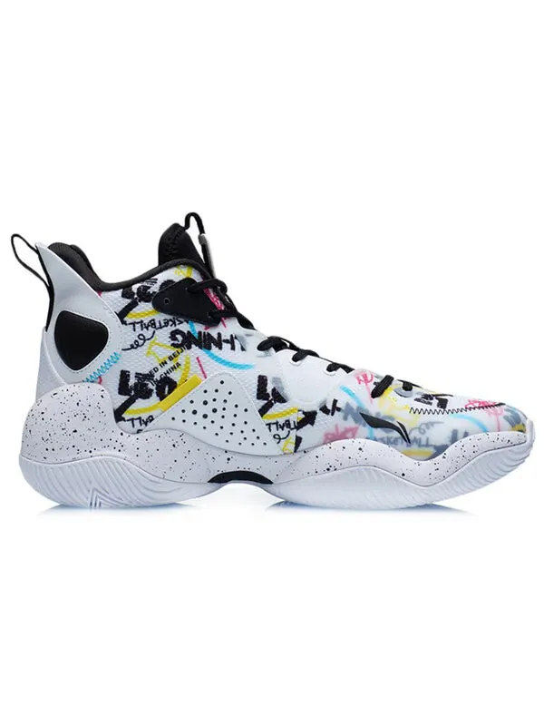 Кроссовки высокие Li-Ning — изображение 2 из 4, белый/черный