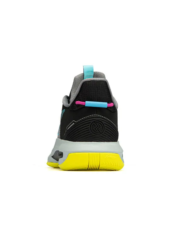 Кроссовки сверкающие середина Li-Ning — изображение 4 из 4, серый/желтый