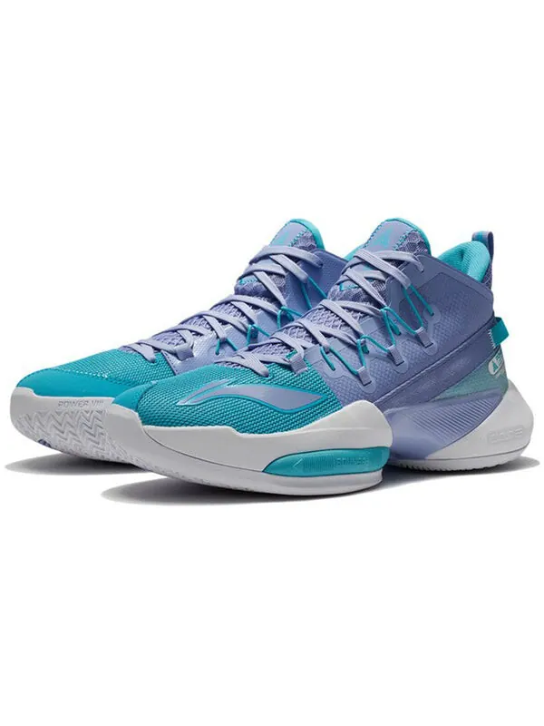 Кроссовки power 8 v2 Li-Ning — изображение 3 из 4, синий/фиолетовый