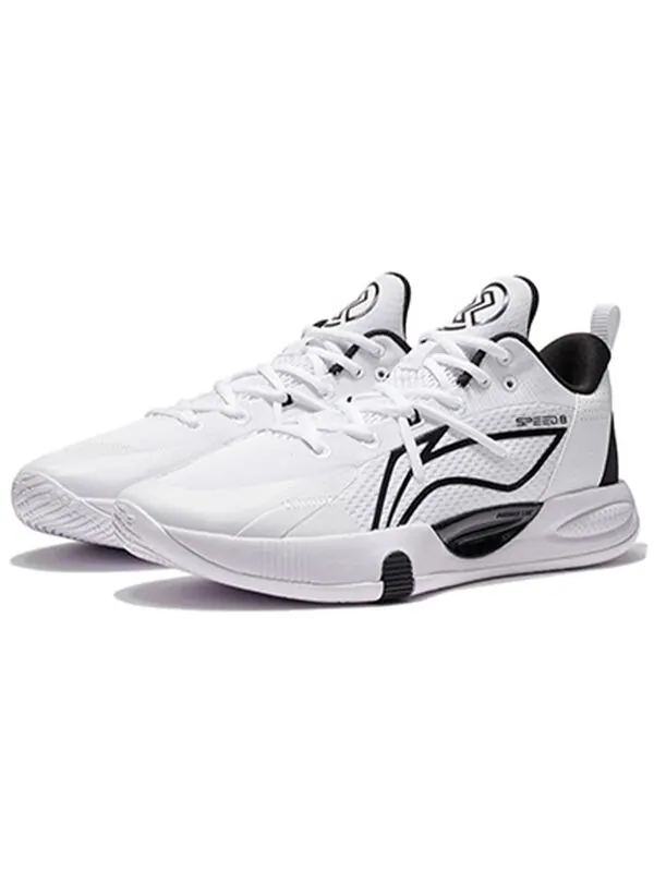Кроссовки скорость 8 Li-Ning — изображение 2 из 4, белый/черный/серый