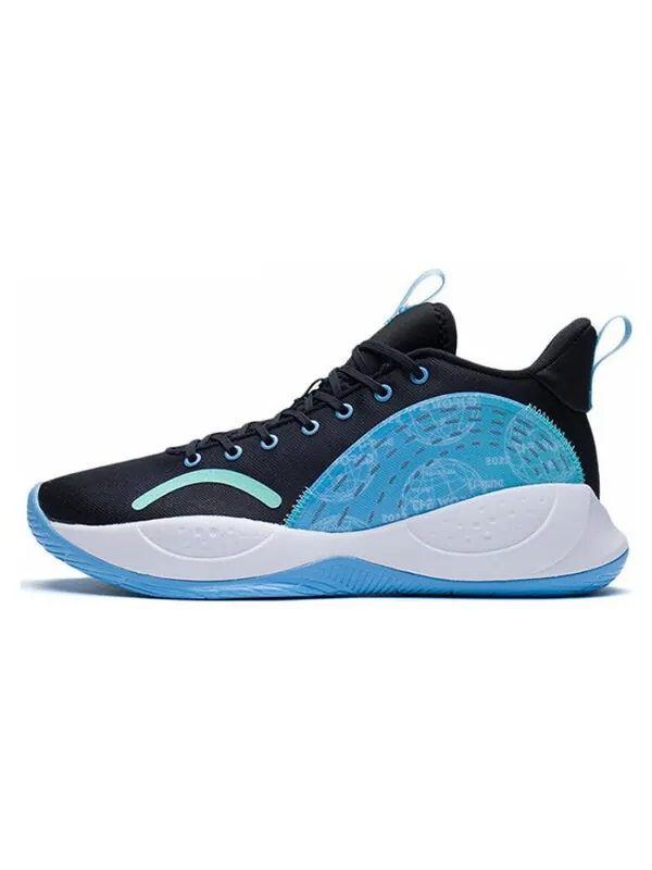 Кроссовки Wade Cloud Li-Ning — изображение 2 из 4, черный/синий