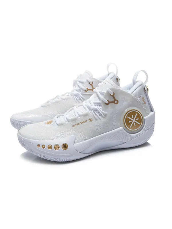 Кроссовки wade shadow 3 Li-Ning — изображение 3 из 4, белый/золотистый