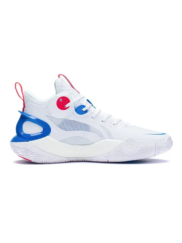 Кроссовки sonic 10 v1 низкие Li-Ning — изображение 2 из 4, белый/синий/красный
