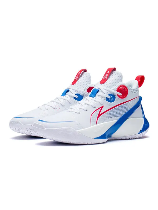 Кроссовки sonic 10 v1 низкие Li-Ning — изображение 3 из 4, белый/синий/красный
