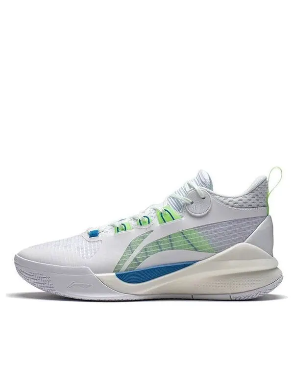 Кроссовки sonic 10 td team Li-Ning — изображение 1 из 4, белый/зеленый/синий