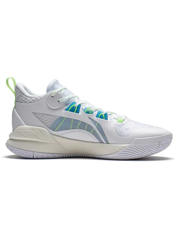 Кроссовки sonic 10 td team Li-Ning — изображение 2 из 4, белый/зеленый/синий