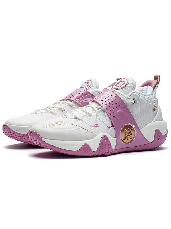 Кроссовки wade dlo ice blood v1.5 Li-Ning — изображение 3 из 4, белый/розовый