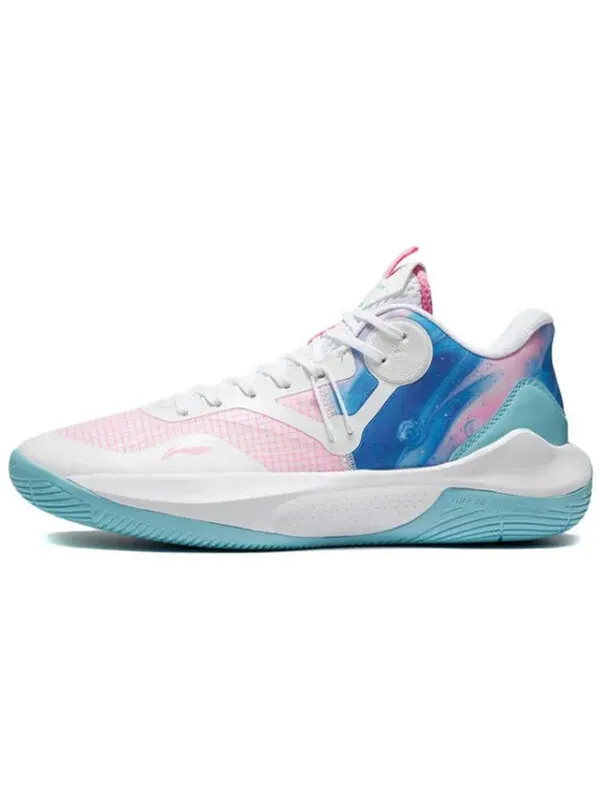 Кроссовки sonic 9 team low Li-Ning — изображение 2 из 4, белый/розовый
