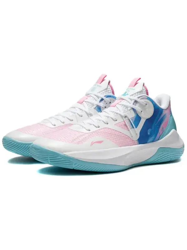 Кроссовки sonic 9 team low Li-Ning — изображение 4 из 4, белый/розовый