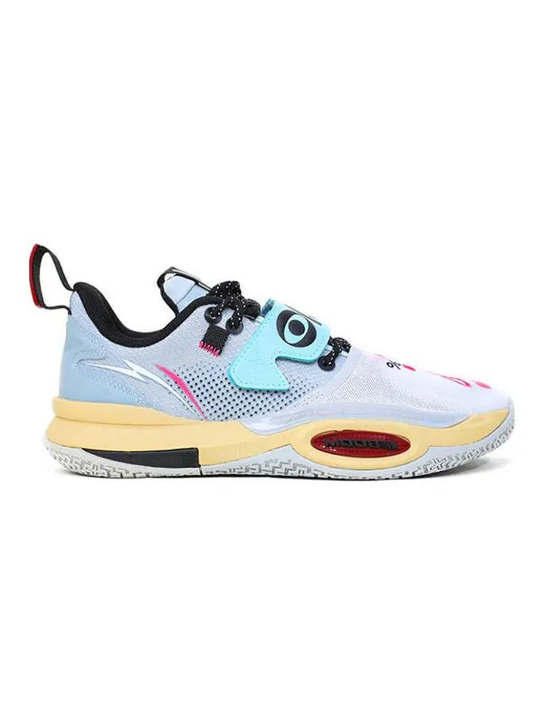 Кроссовки wade all city 10 v2 Li-Ning — изображение 2 из 4, синий/желтый/зеленый