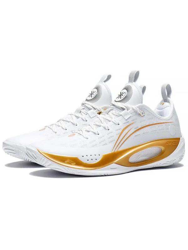 Кроссовки wade 808 2 Li-Ning — изображение 3 из 4, белый/золотистый