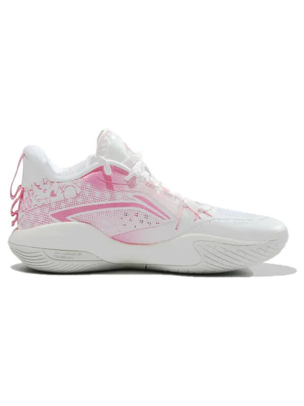 Кроссовки blast se mid Li-Ning — изображение 2 из 4, белый/розовый